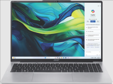 Acer Aspire Lite 16" laptop with i5 CPU, 8GB RAM, and 512GB 