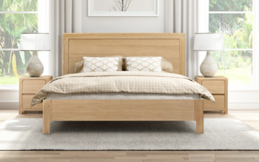 Oak bedside with draw.